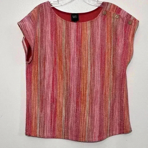 W5 Multicolored Ladies Top | size Medium - Picture 1 of 4